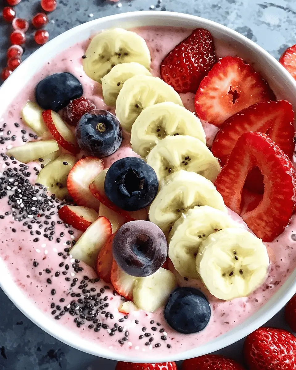 5-Minute Fruit Smoothie Bowl: Easy and Delicious Breakfast Delight