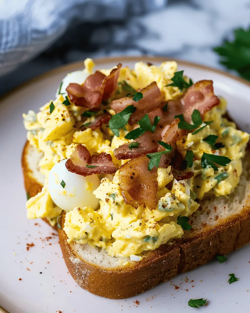 Bacon and Egg Salad: A Wholesome Twist with Turkey Bacon and Chicken Ham