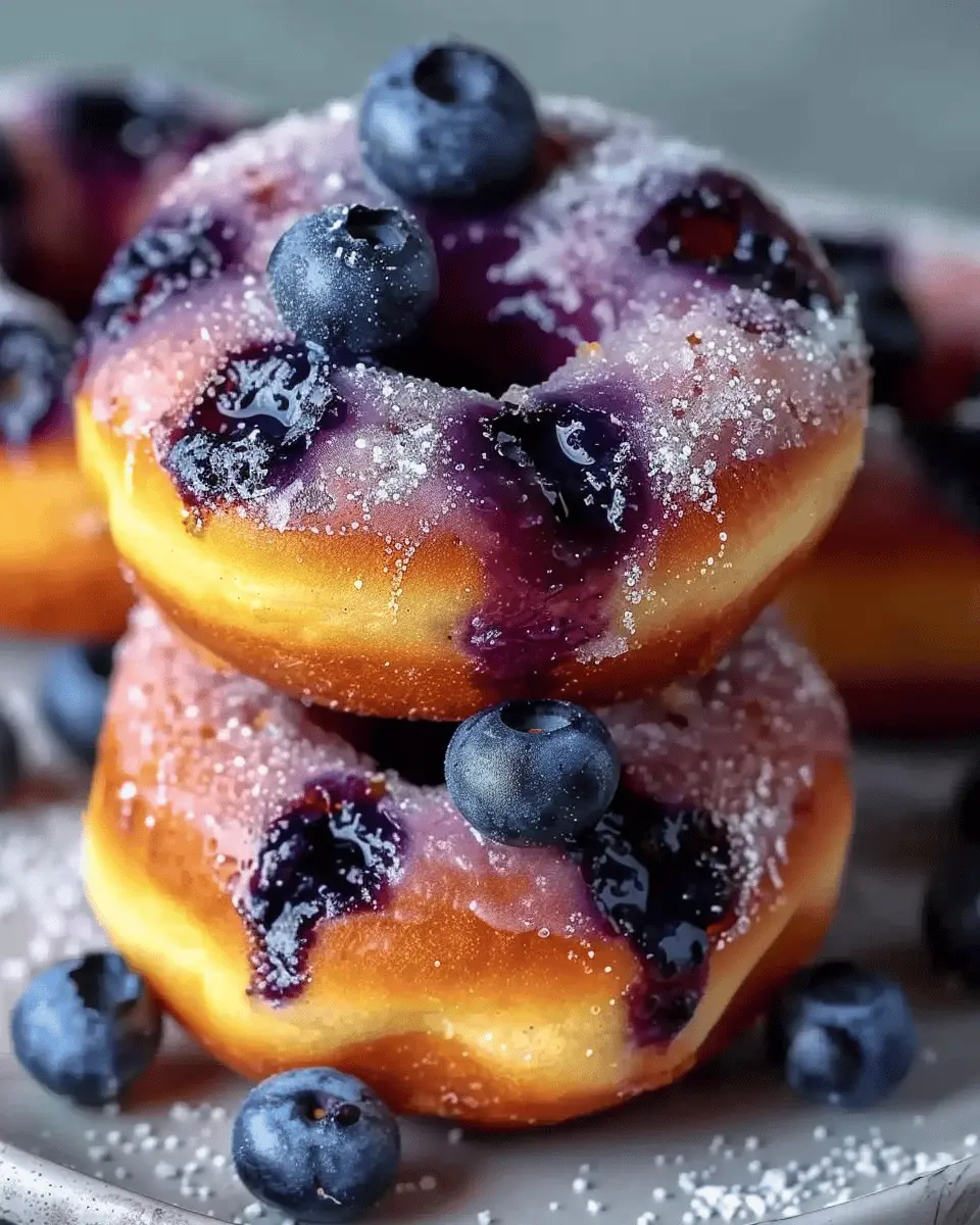 Baked Blueberry Donuts: Easy Homemade Delights to Savor