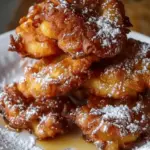 Crispy Cinnamon Apple Fritters