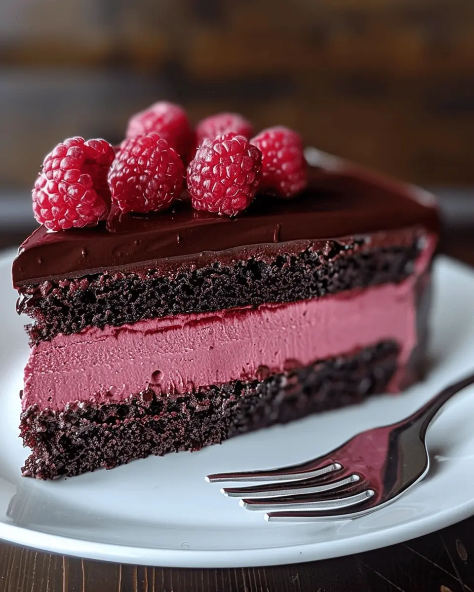 Dark Chocolate Raspberry Mousse Cake: An Indulgent Treat Made Easy