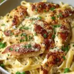 Garlic Parmesan Chicken Pasta