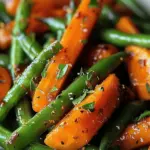 Honey Glazed Carrots and Green Beans