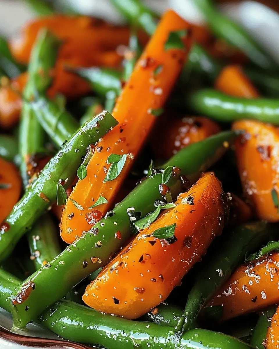 Honey Glazed Carrots and Green Beans: Easy, Delicious Side Dish