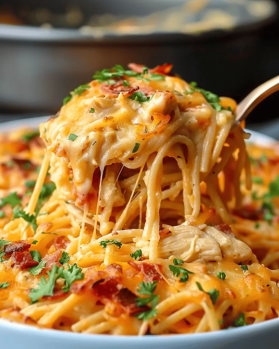 Irresistible Spicy Southern Cheesy Chicken Spaghetti Casserole Delight
