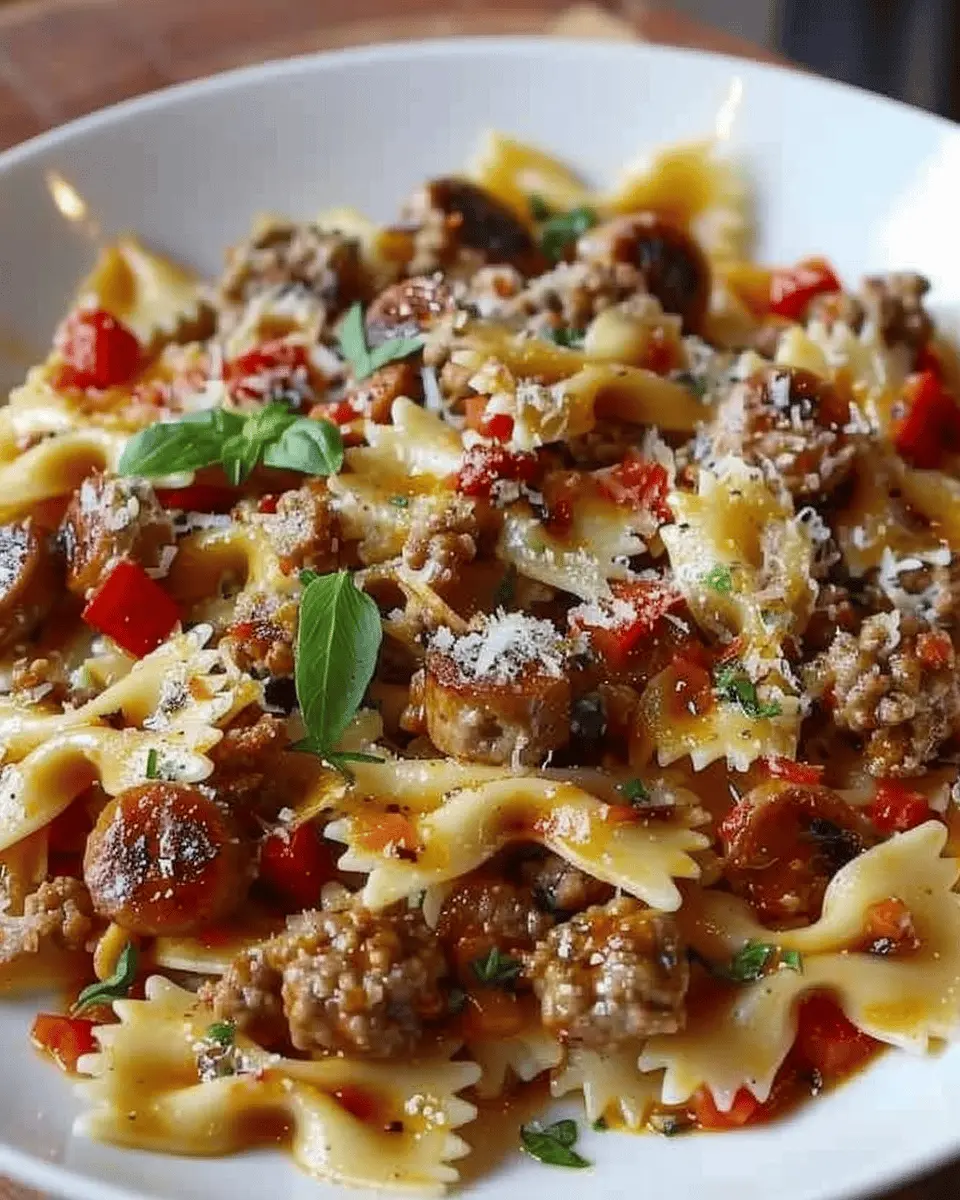Italian Sausage with Bow Tie Pasta: The Best Comfort Meal at Home