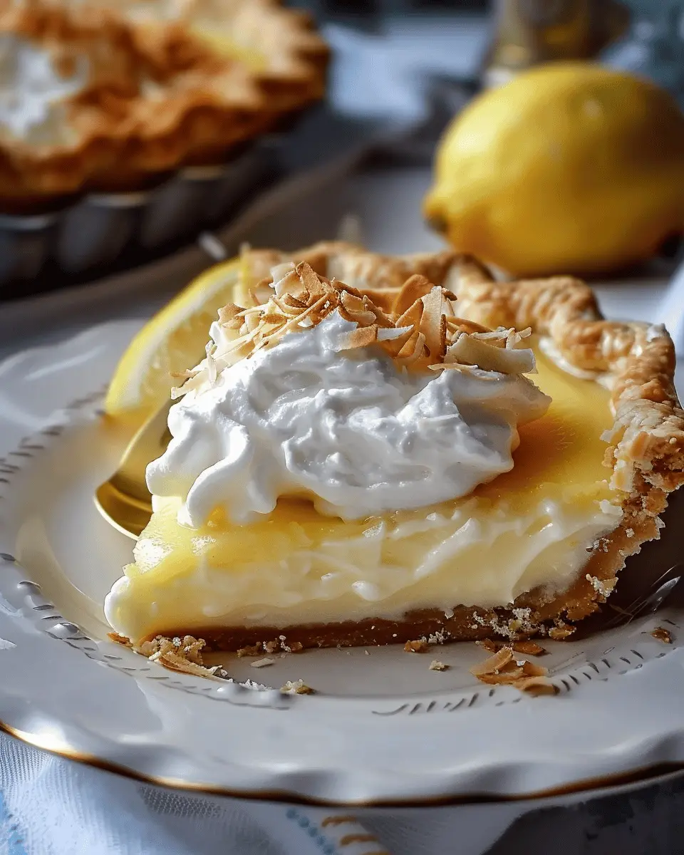 Lemon Coconut Cream Pie: The Easiest Indulgent Dessert Ever