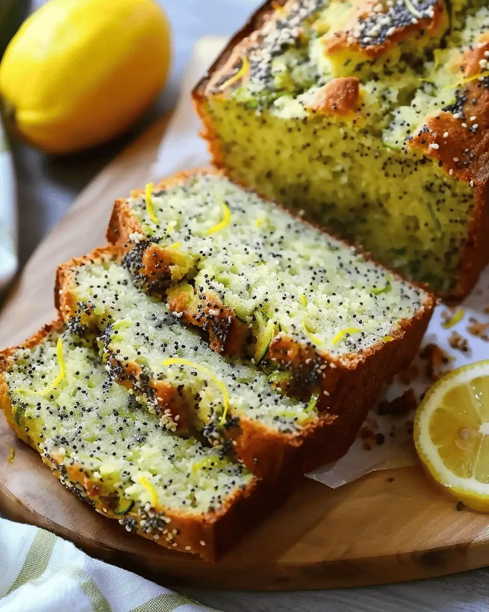Lemon Poppy Seed Zucchini Bread: The Best Easy Recipe Ever