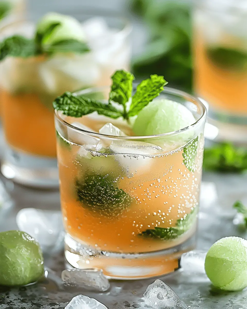Minted Melon Fizz: The Best Refreshing Summer Drink Recipe