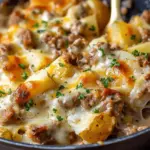 One-Pan Cheesy Meat and Potato Skillet