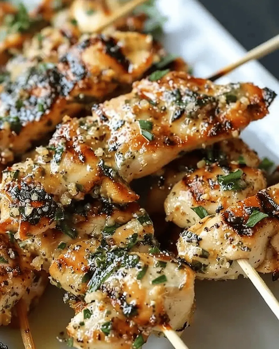 Ranch Garlic Parmesan Chicken Skewers: Easy Family-Friendly Delight