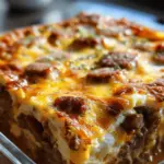 Sensational Sausage, Egg, Cheese Casserole