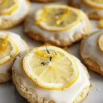 Soft Lemon Frosted Cookies with Zesty Glaze