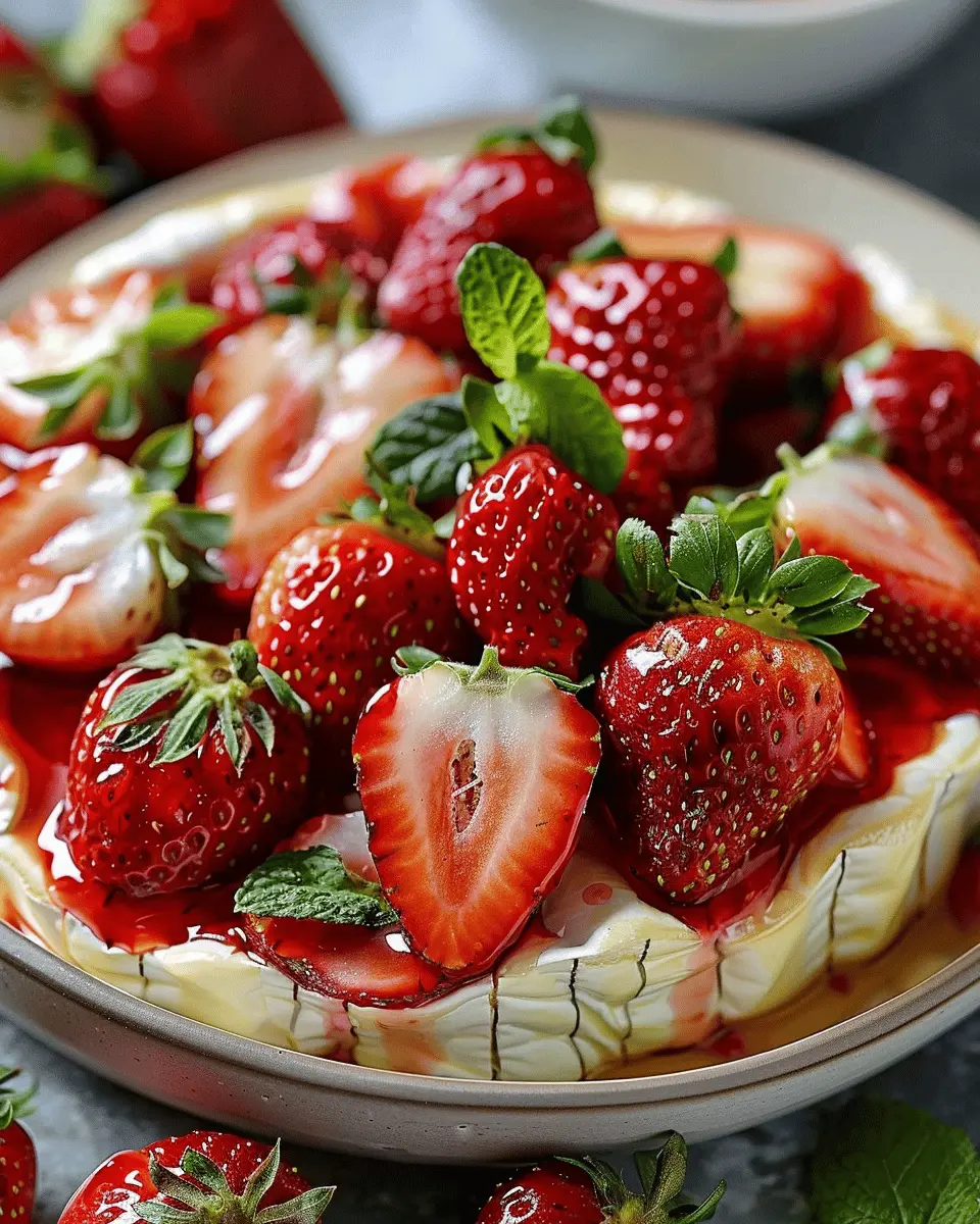 Strawberry Baked Brie: An Indulgent Treat for Cheese Lovers