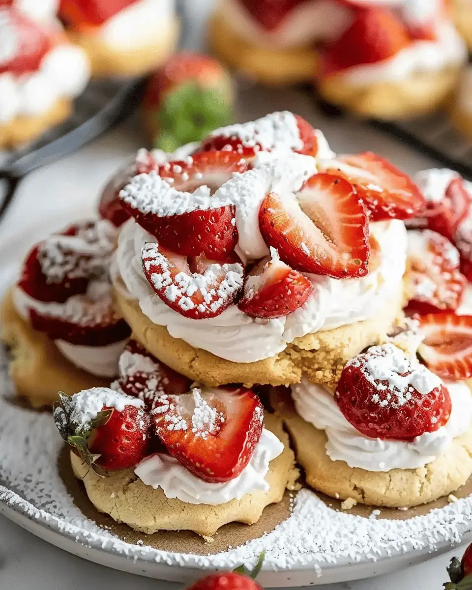 Strawberry Shortcake Cookies: Easy and Indulgent Sweet Treats