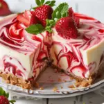 Strawberry Swirl Cheesecake