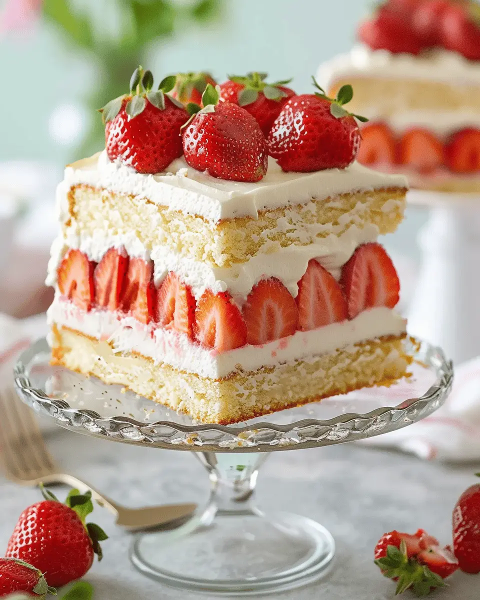 Easiest Strawberry Shortcake Layer Cake: A Delightfully Easy Treat