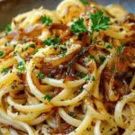 Vegan Caramelized Onion Pasta