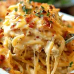Irresistible Spicy Southern Cheesy Chicken Spaghetti Casserole