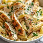 Healthy Garlic Parmesan Chicken Pasta Recipe