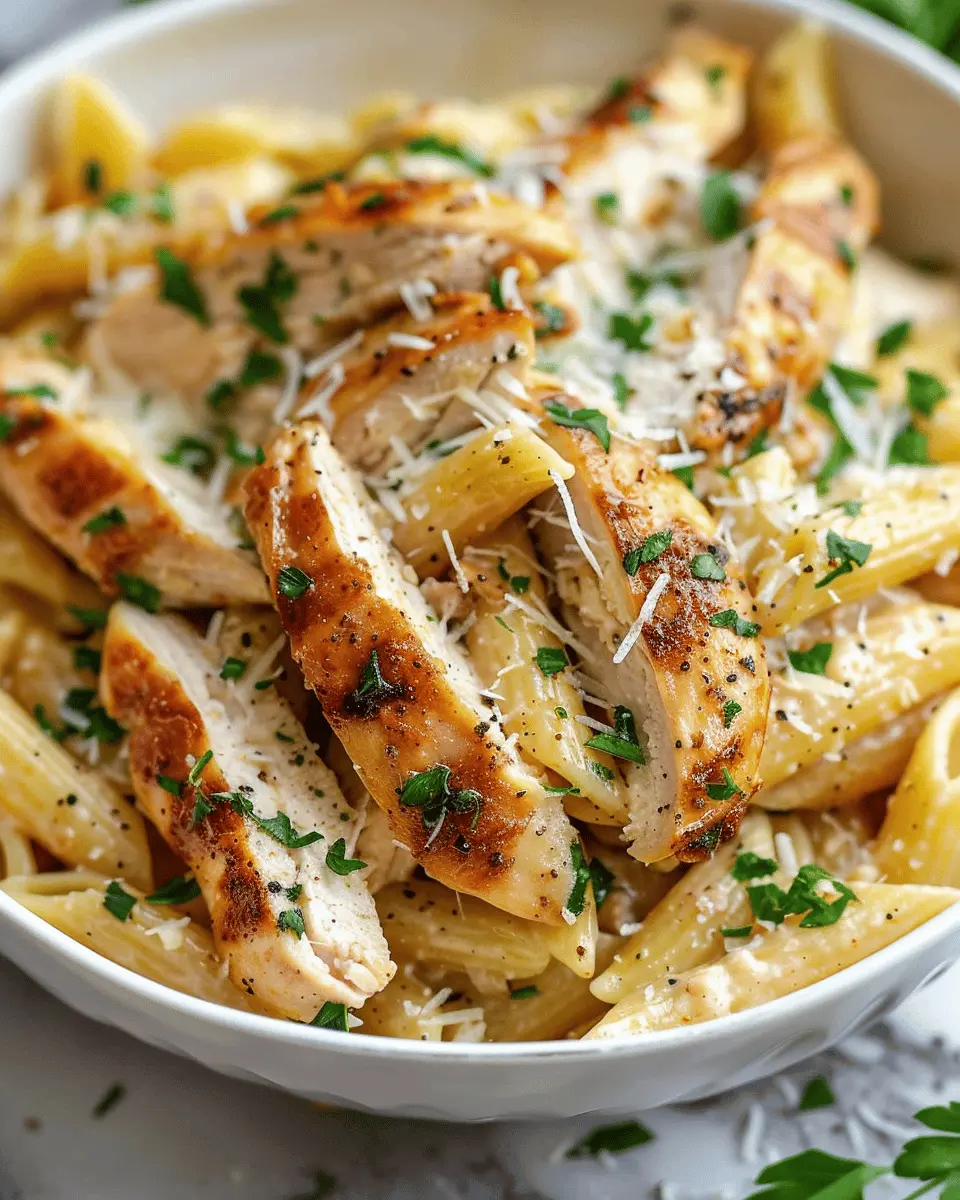 Healthy Garlic Parmesan Chicken Pasta: Indulgent Comfort Food Made Easy