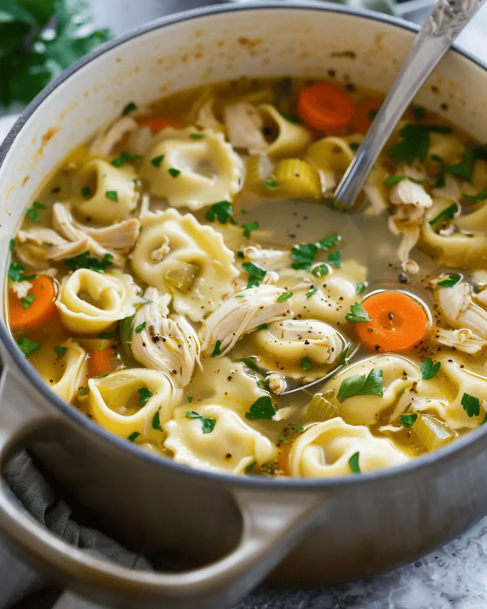 Chicken Tortellini Soup Recipe: Easy Comfort in Every Bowl