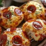 Easy Pepperoni Pizza Bombs