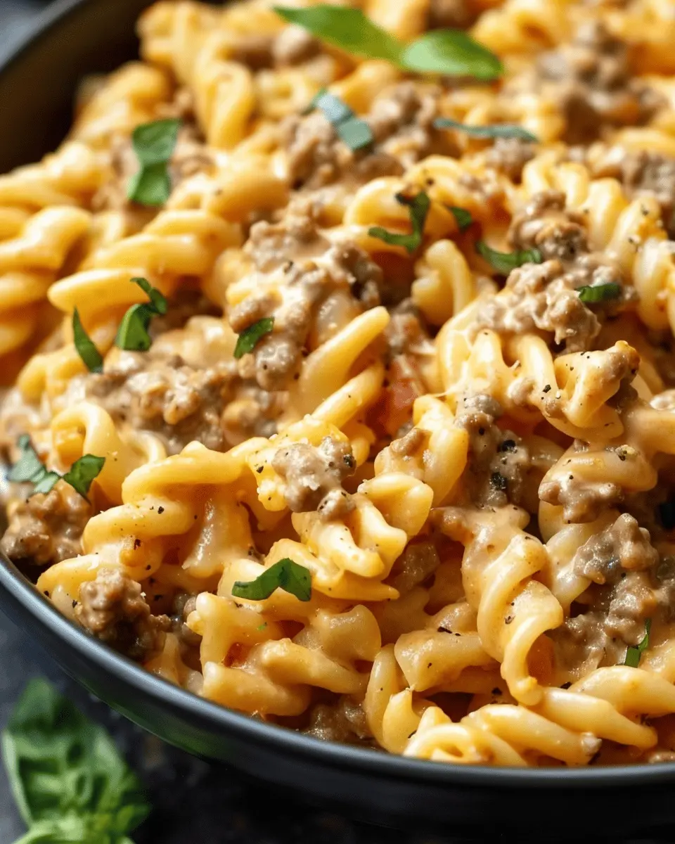 gh Protein Creamy Beef Pasta Recipe for Easy Weeknight Dinners