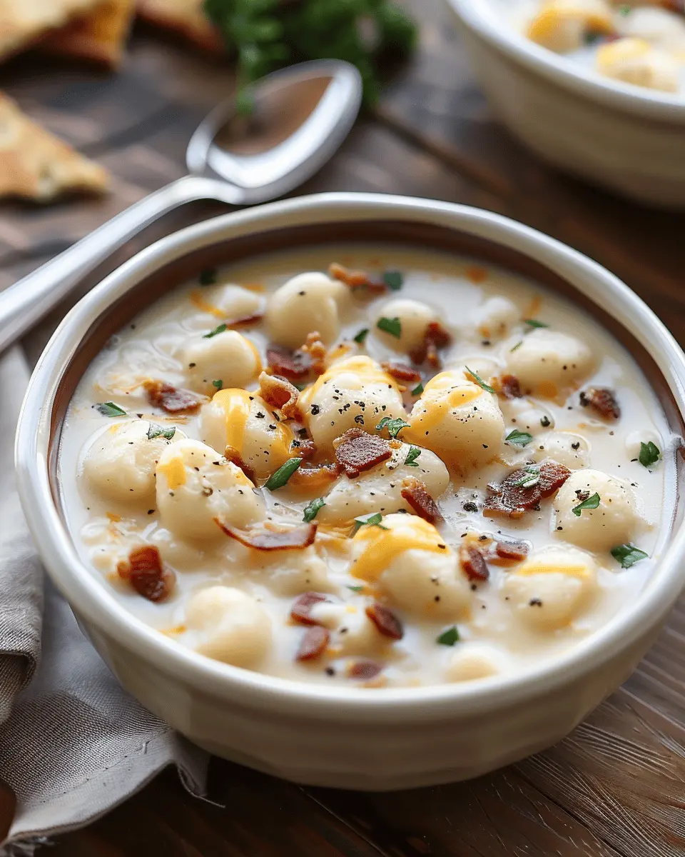 Bacon Cheddar Gnocchi Soup: Indulgent Comfort Food at Home