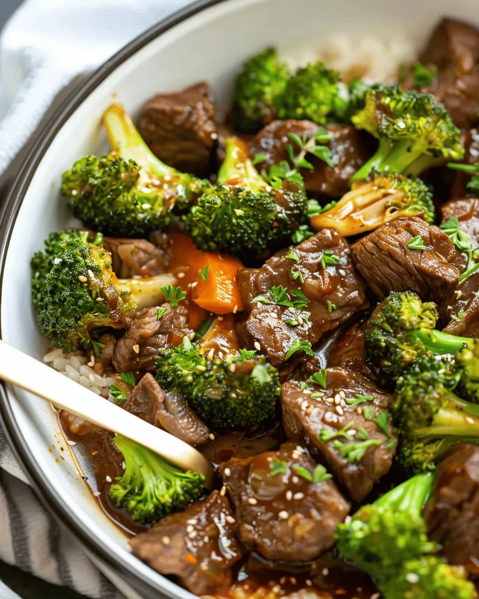 Slow Cooker Beef and Broccoli: Easy Family Favorite Recipe