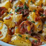 Cheesy Ranch Potatoes and Smoked Sausage