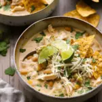 Crockpot Healthy White Chicken Chili