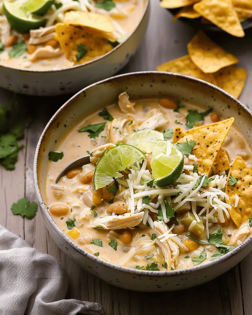 Crockpot Healthy White Chicken Chili: Easy Comfort in a Bowl