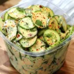 Creamy Asian Cucumber Salad | Easy Vegan Summer Side