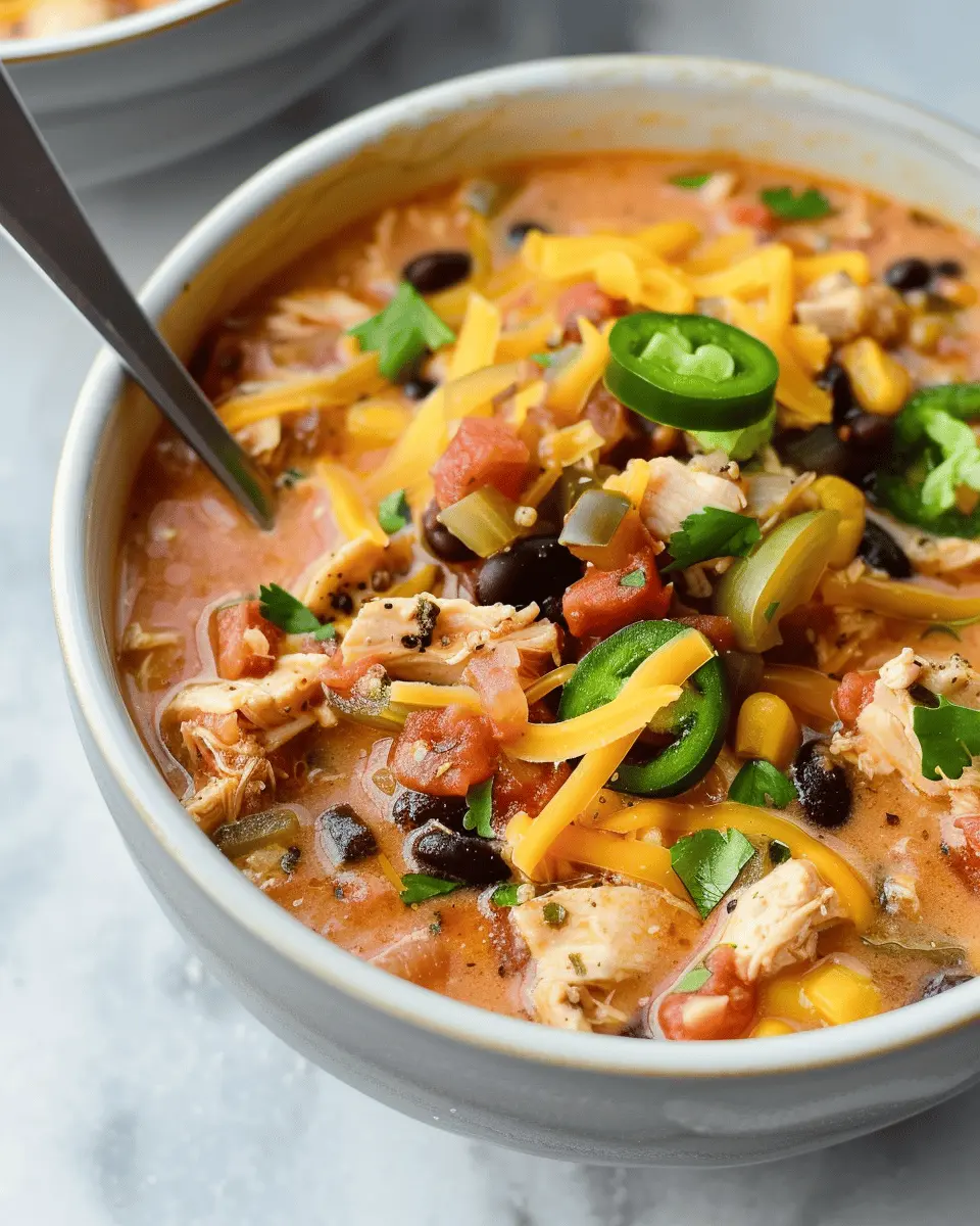 Easy Chicken Taco Soup Recipe: The Best Comfort Food for Any Night
