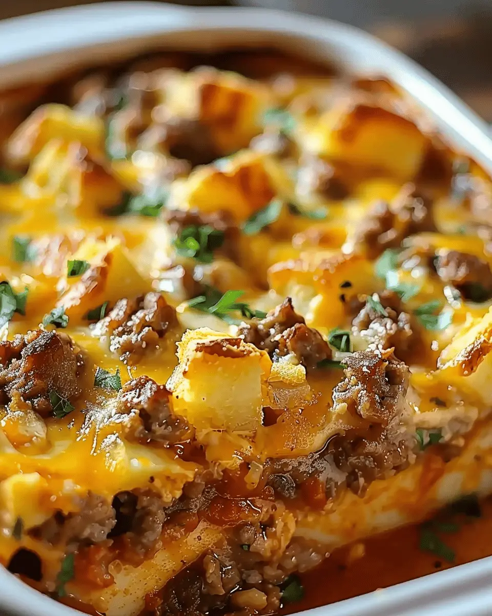 Hobo Casserole: Easy Comfort Food with Turkey Bacon and Chicken Ham