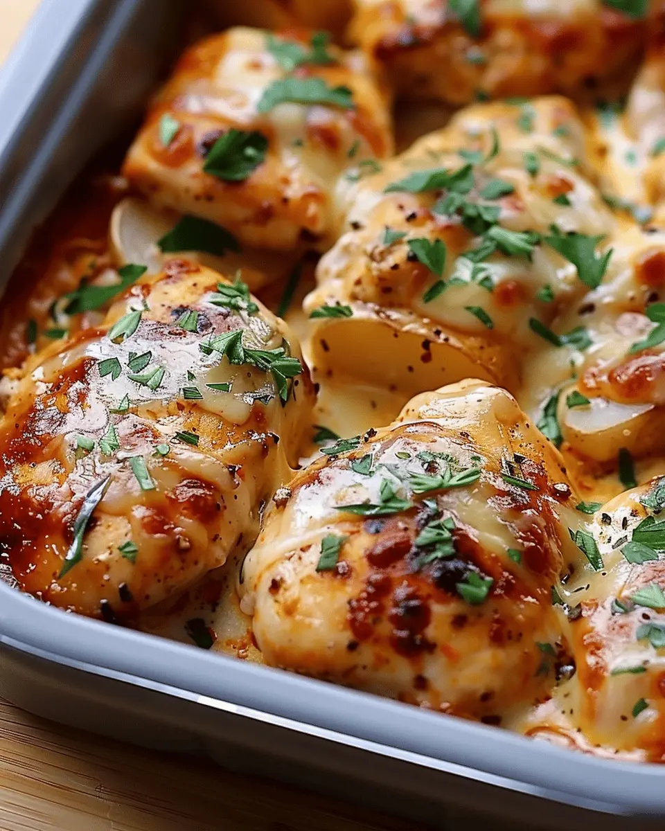 High-Protein Creamy Garlic Cheesy Chicken and Potatoes Delight