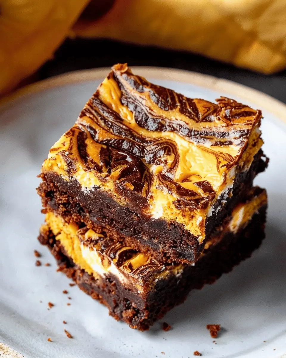 Pumpkin Cheesecake Brownies: Indulgent Fall Treat to Savor