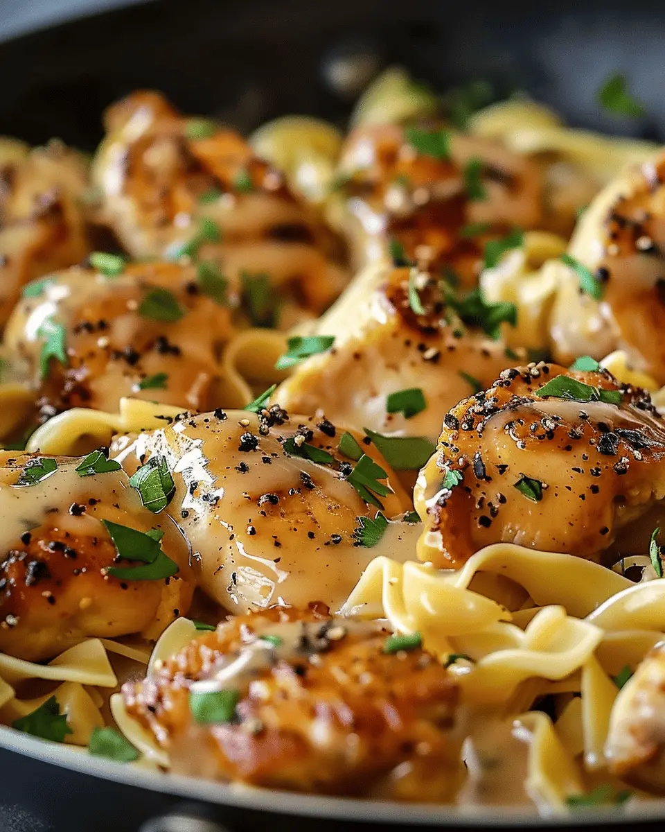 One-Pan Chicken with Buttered Noodle: Easy Comfort Food Delight