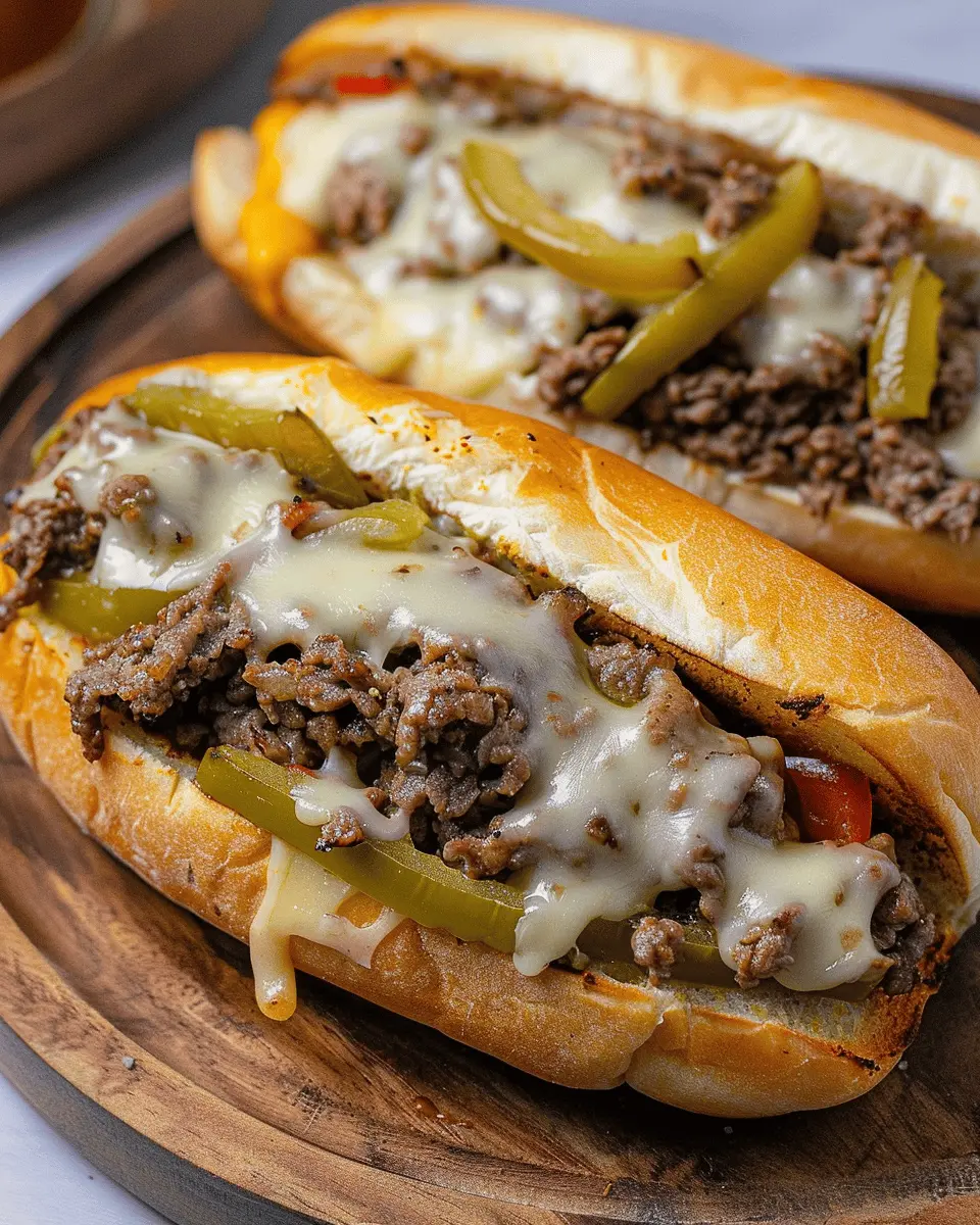 30-Minute Ground Beef Philly Cheesesteak with Turkey Bacon Twist