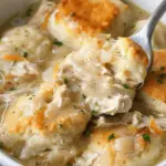 Easy Chicken and Dumplings with Biscuits