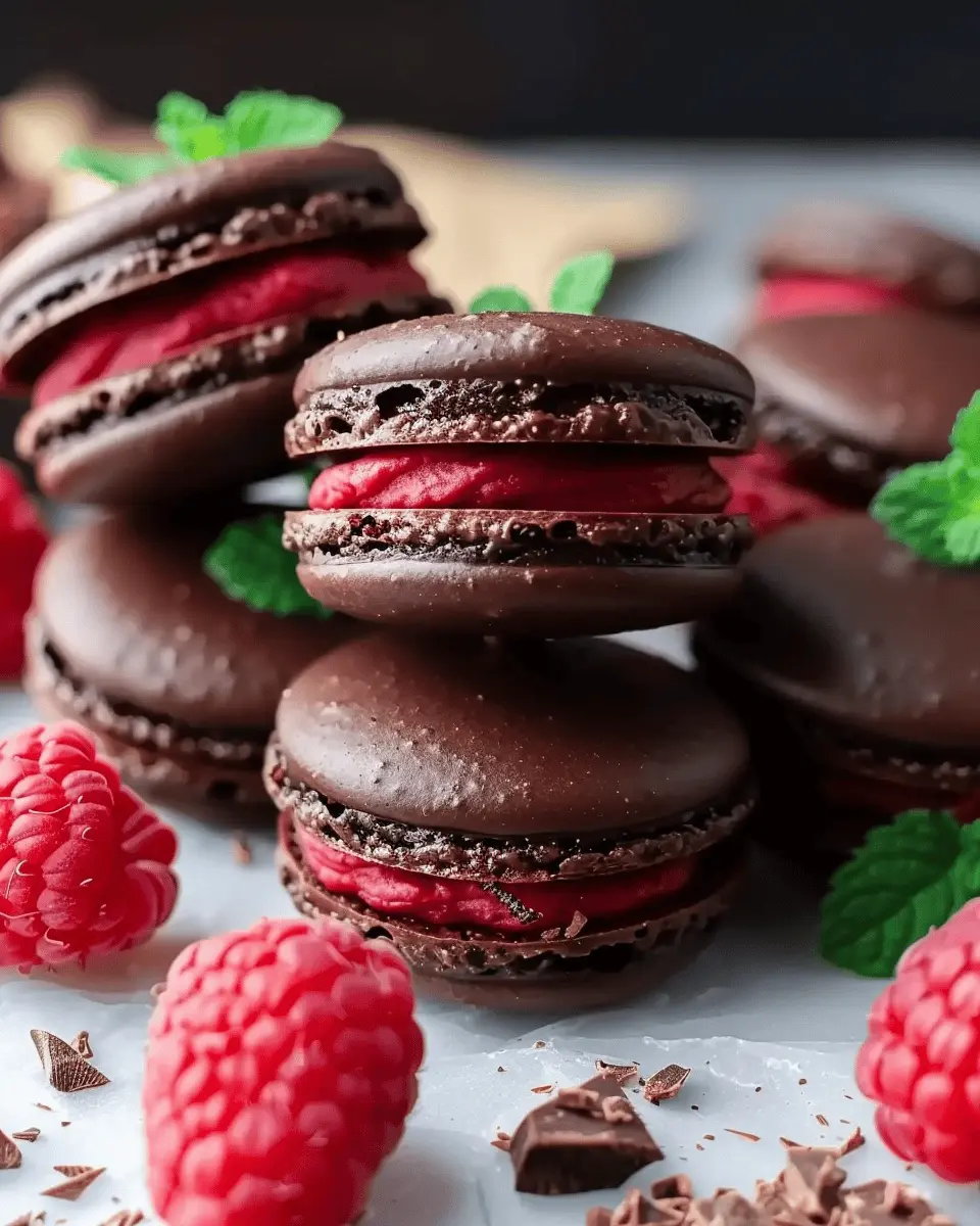 Dark Chocolate Raspberry Macarons: Indulgent Treats to Try at Home