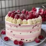 White Chocolate and Raspberry Cake