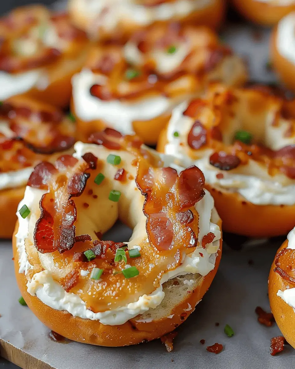 Zesty Turkey Bacon Cream Cheese Bagels for a Delightful Breakfast