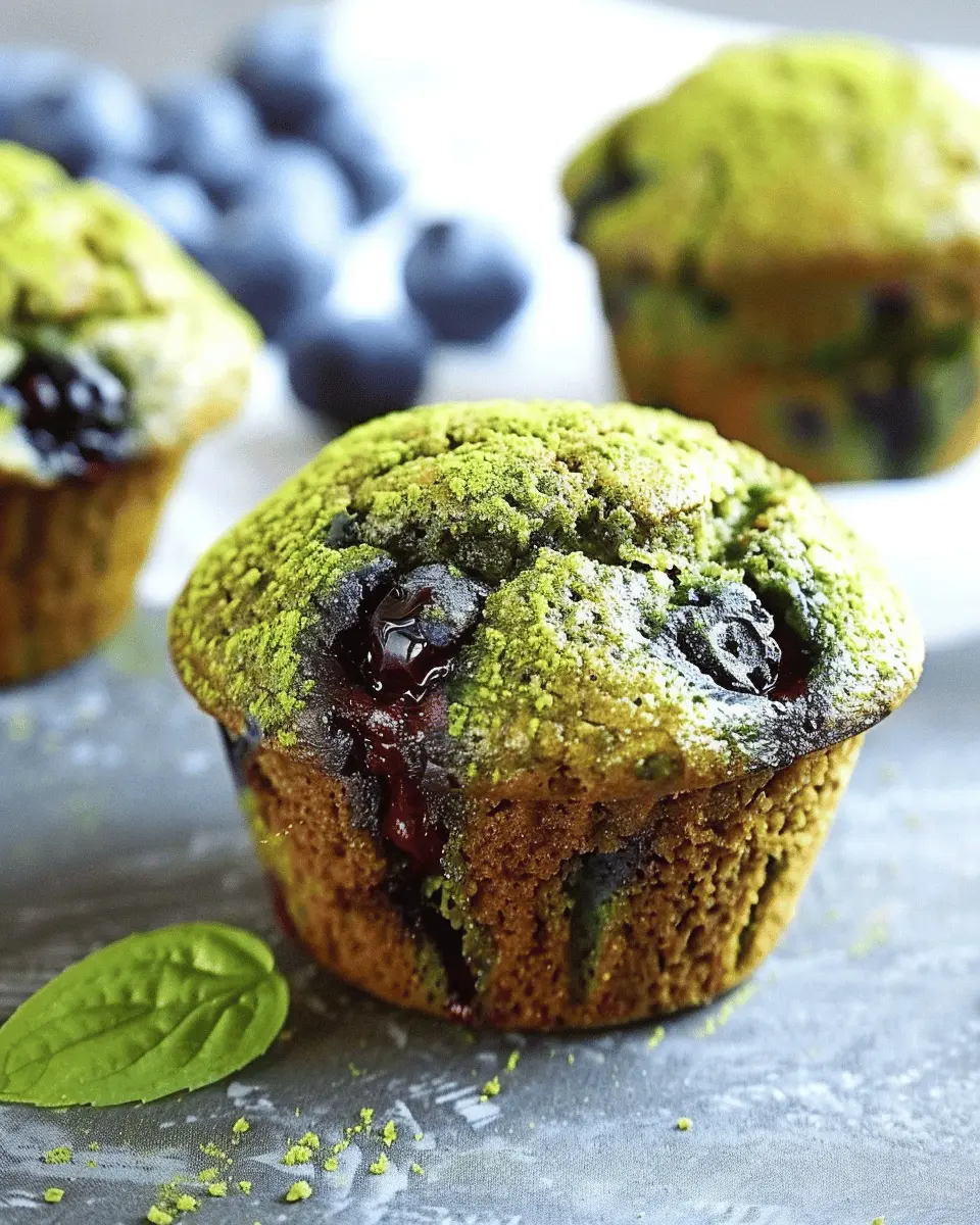 Matcha Blueberry Muffins: The Best Homemade Indulgence