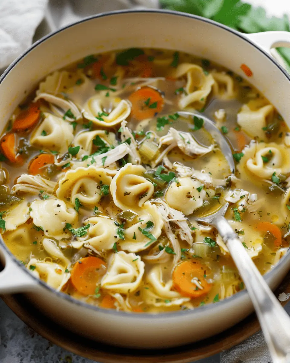 Chicken Tortellini Soup Recipe: A Cozy Bowl of Comfort Food