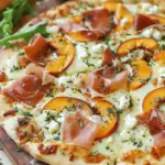 Peach Prosciutto Pizza