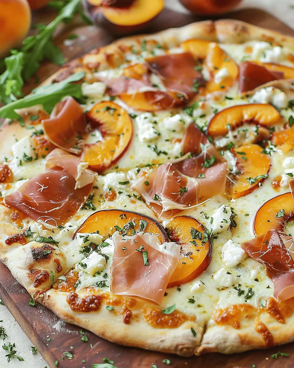 Peach Prosciutto Pizza: A Juicy Twist on a Classic Favorite