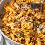One-Pot Creamy Ground Beef Pasta