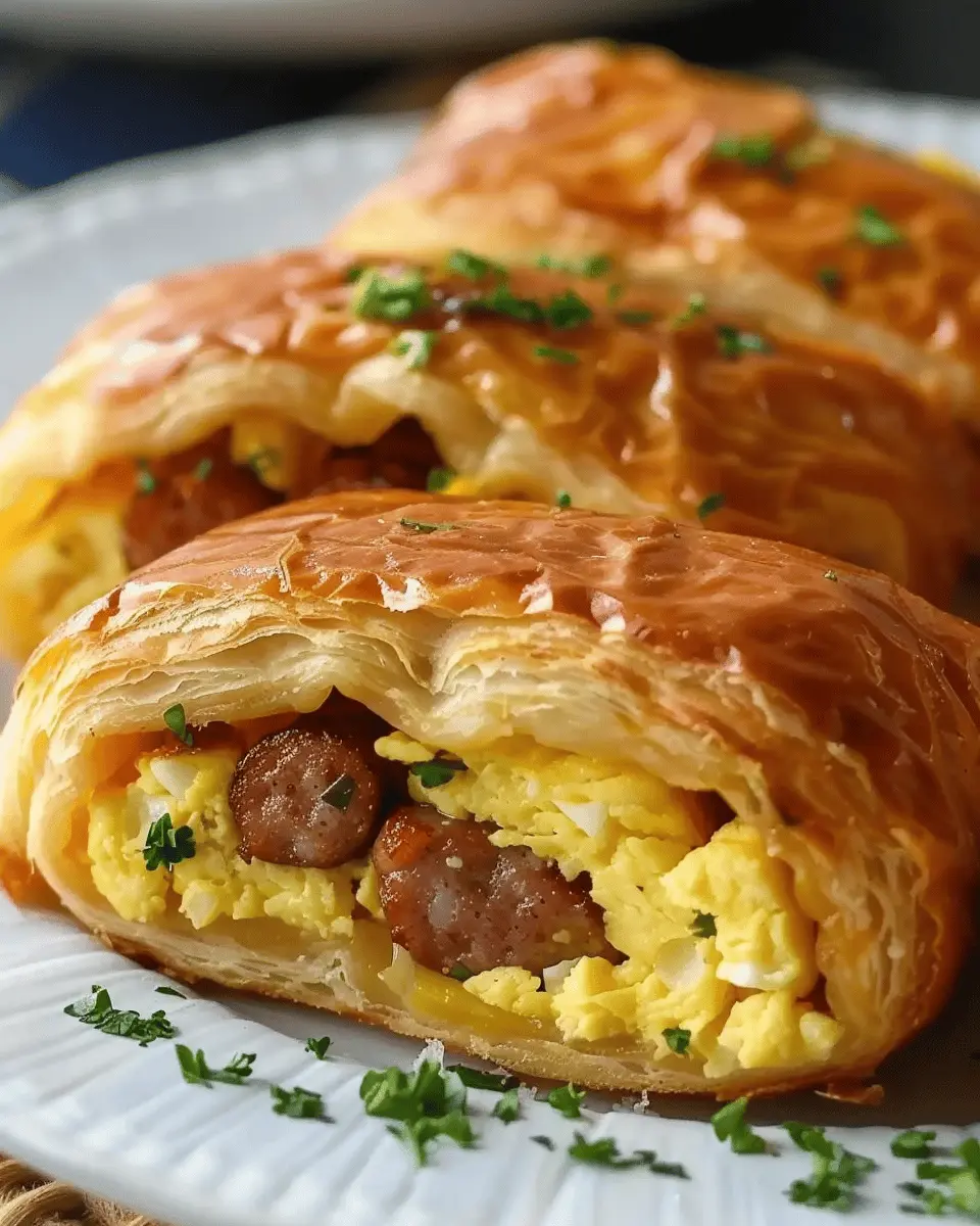 Sausage Egg Breakfast Roll Ups: Easy Recipe with Turkey Bacon